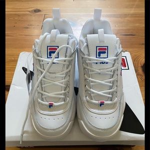 Fila Women’s Disruptor II White Sz 8 NIB
